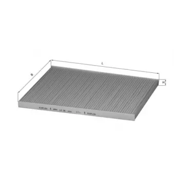 Filtre, air de l'habitacle MAHLE LA 36
