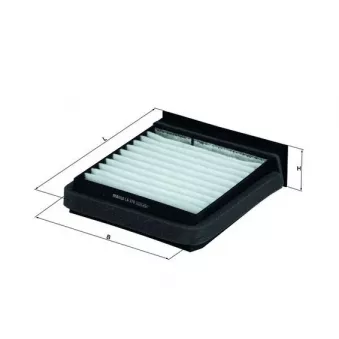 Filtre, air de l'habitacle MAHLE LA 376