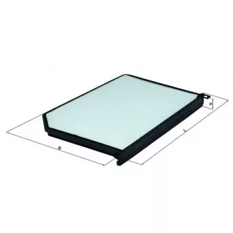 Filtre, air de l'habitacle MAHLE LA 379