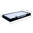 Filtre, air de l'habitacle MAHLE LA 382 - Visuel 1