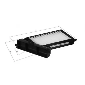 Filtre, air de l'habitacle MAHLE LA 384