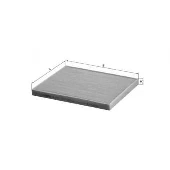Filtre, air de l'habitacle MAHLE LA 408