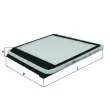 Filtre, air de l'habitacle MAHLE LA 41 - Visuel 1