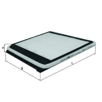 Filtre, air de l'habitacle MAHLE LA 41