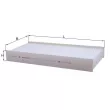 Filtre, air de l'habitacle MAHLE LA 410 - Visuel 1