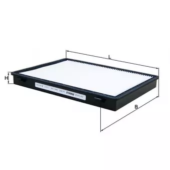 Filtre, air de l'habitacle MAHLE LA 421