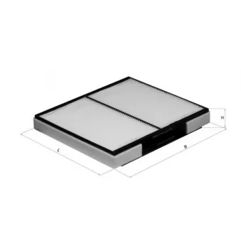 Filtre, air de l'habitacle MAHLE LA 440