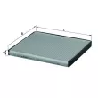 Filtre, air de l'habitacle MAHLE LA 447 - Visuel 1