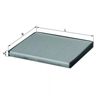 Filtre, air de l'habitacle MAHLE LA 447