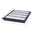 Filtre, air de l'habitacle MAHLE LA 456 - Visuel 1