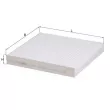 Filtre, air de l'habitacle MAHLE LA 493 - Visuel 1