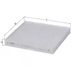 Filtre, air de l'habitacle MAHLE LA 531 - Visuel 1