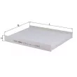 Filtre, air de l'habitacle MAHLE LA 745 - Visuel 1