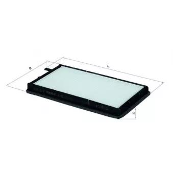 Filtre, air de l'habitacle MAHLE LA 80