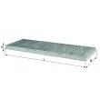 Filtre, air de l'habitacle MAHLE LAK 11 - Visuel 1