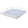 Filtre, air de l'habitacle MAHLE LAK 1123 - Visuel 1
