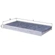 Filtre, air de l'habitacle MAHLE LAK 117 - Visuel 1