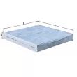 Filtre, air de l'habitacle MAHLE LAK 119 - Visuel 1