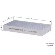 Filtre, air de l'habitacle MAHLE LAK 122/S - Visuel 1