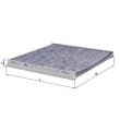 Filtre, air de l'habitacle MAHLE LAK 131 - Visuel 1