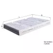 Filtre, air de l'habitacle MAHLE LAK 1377/S - Visuel 1