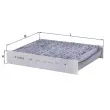 Filtre, air de l'habitacle MAHLE LAK 141 - Visuel 1