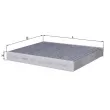 Filtre, air de l'habitacle MAHLE LAK 153 - Visuel 1