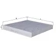 Filtre, air de l'habitacle MAHLE LAK 158 - Visuel 1