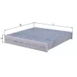 Filtre, air de l'habitacle MAHLE LAK 184 - Visuel 1