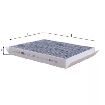 Filtre, air de l'habitacle MAHLE
