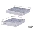 Filtre, air de l'habitacle MAHLE LAK 191/S - Visuel 1