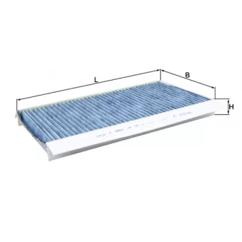 Filtre, air de l'habitacle MAHLE LAK 197
