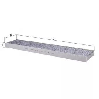 Filtre, air de l'habitacle MAHLE LAK 226