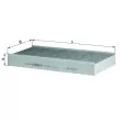 Filtre, air de l'habitacle MAHLE LAK 232 - Visuel 1