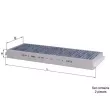 Filtre, air de l'habitacle MAHLE LAK 239/S - Visuel 1