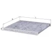 Filtre, air de l'habitacle MAHLE LAK 241 - Visuel 1