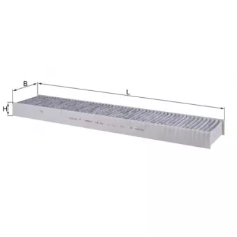 Filtre, air de l'habitacle MAHLE LAK 242