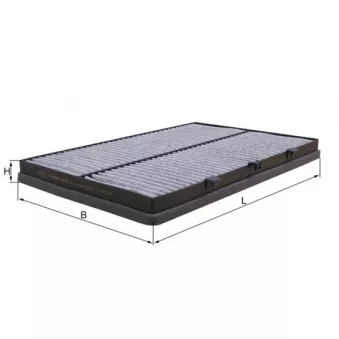 Filtre, air de l'habitacle MAHLE LAK 243