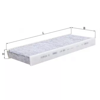 Filtre, air de l'habitacle MAHLE LAK 289
