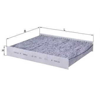 Filtre, air de l'habitacle MAHLE LAK 293