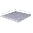 Filtre, air de l'habitacle MAHLE LAK 301 - Visuel 1