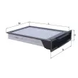 Filtre, air de l'habitacle MAHLE LAK 304 - Visuel 1