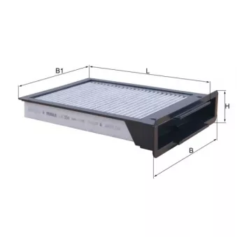 Filtre, air de l'habitacle MAHLE LAK 304