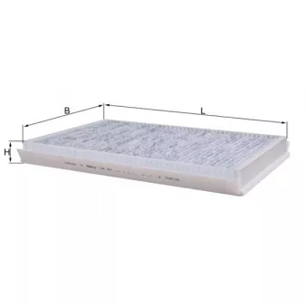 Filtre, air de l'habitacle MAHLE LAK 307
