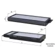 Filtre, air de l'habitacle MAHLE LAK 346/S - Visuel 1