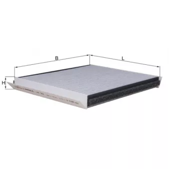 Filtre, air de l'habitacle MAHLE LAK 362