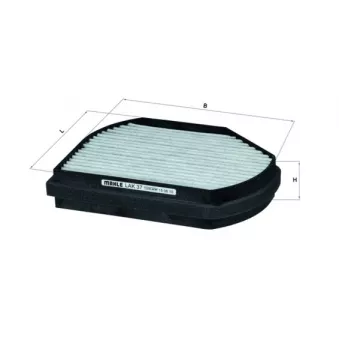 Filtre, air de l'habitacle MAHLE LAK 37
