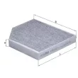 Filtre, air de l'habitacle MAHLE LAK 386 - Visuel 1