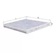 Filtre, air de l'habitacle MAHLE LAK 411 - Visuel 1