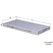 Filtre, air de l'habitacle MAHLE LAK 444/S - Visuel 1